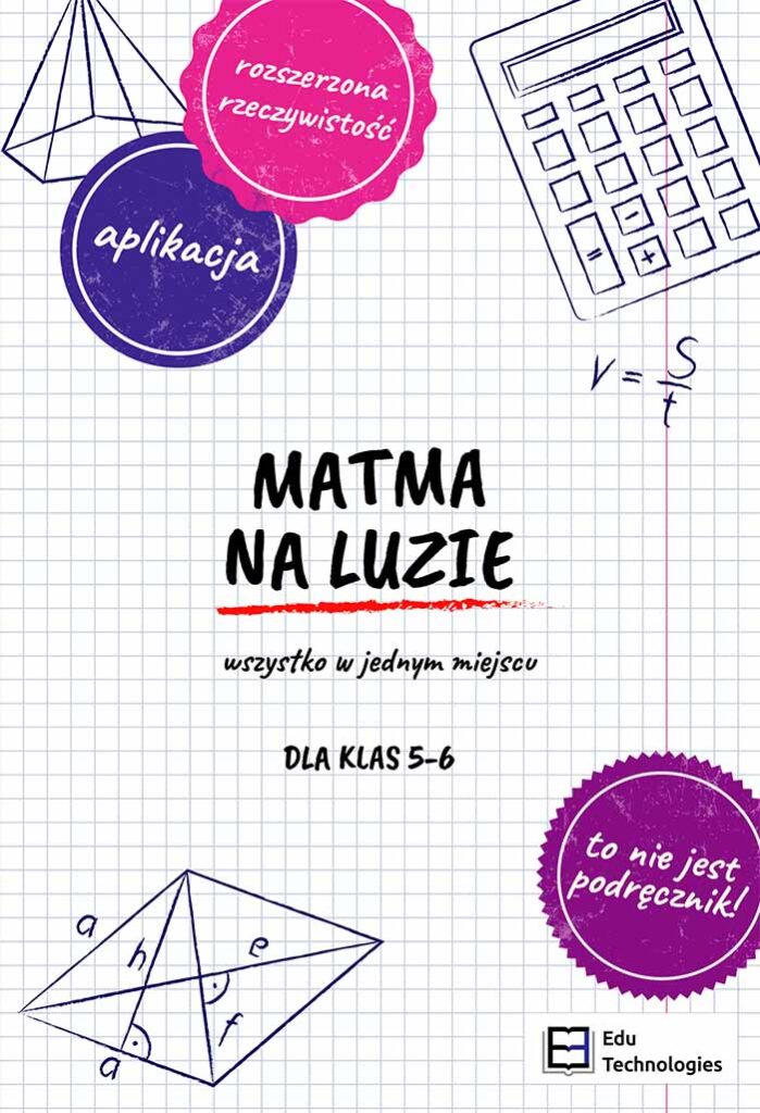 Okładka książki MATMA NA LUZIE dla klas 5-6