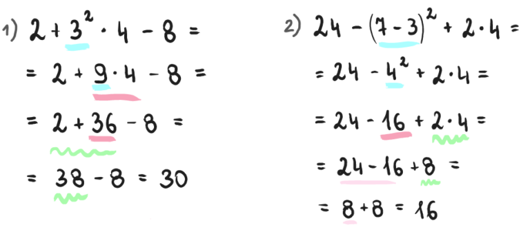 Kolejność wykonywania działań matematycznych - MATMA NA LUZIE